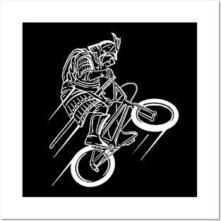 Samurai Biker Posters and Art